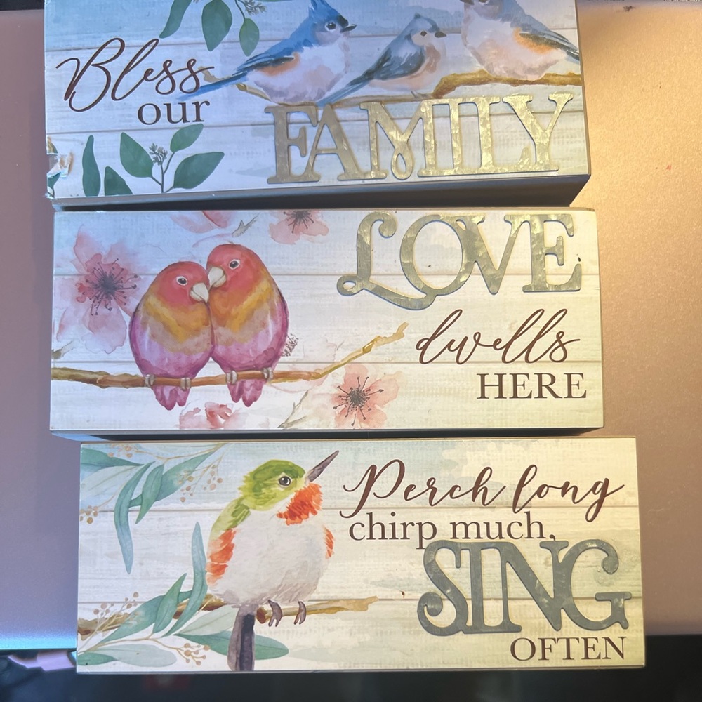 Giftcraft 3 plaques